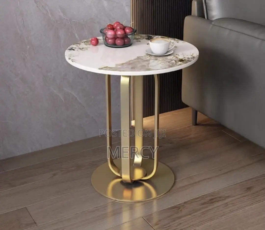 Side Table With Marble Top