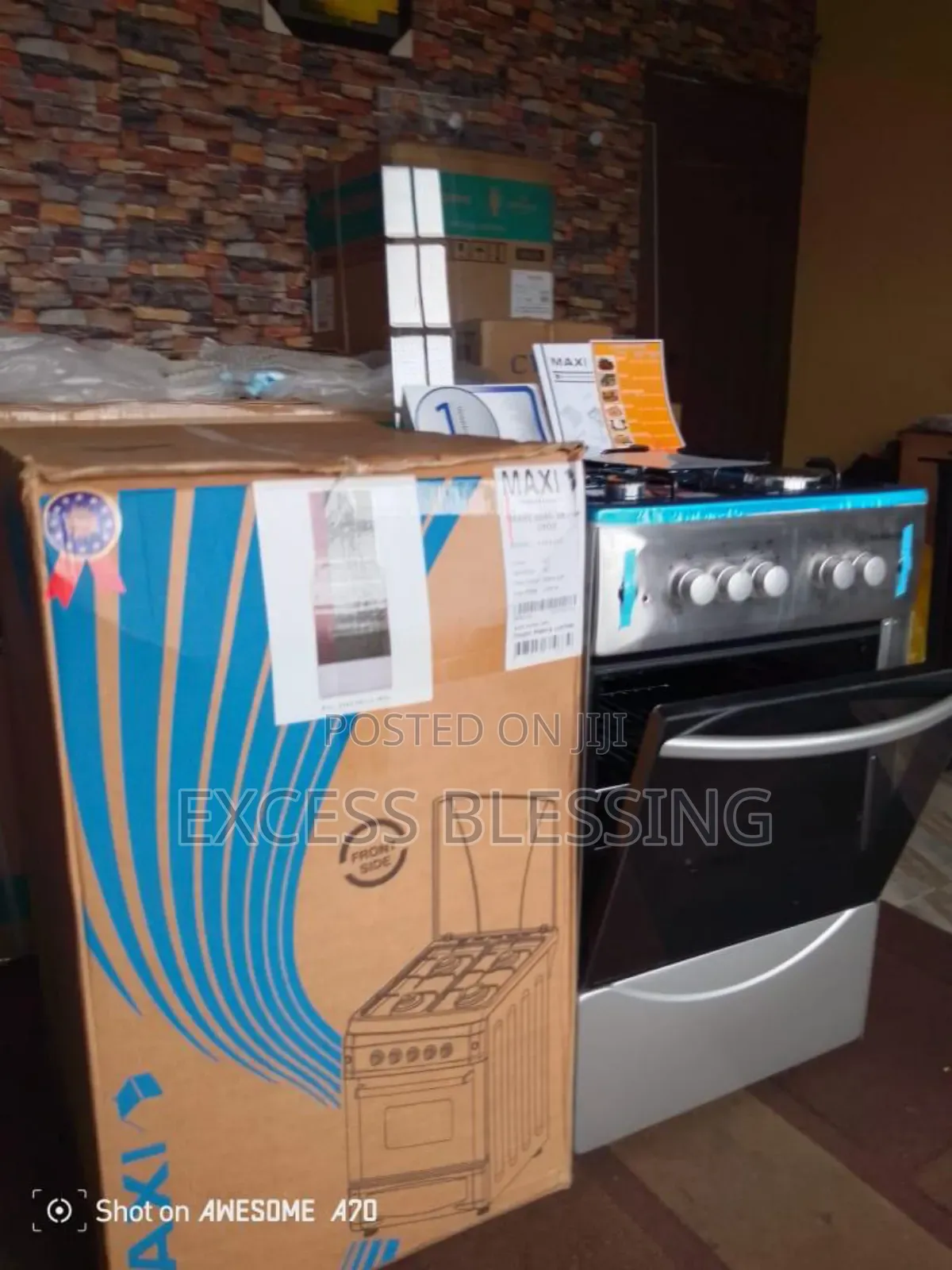 Maxi 3+1 Affordable Standing(50/50 Gas Cooker