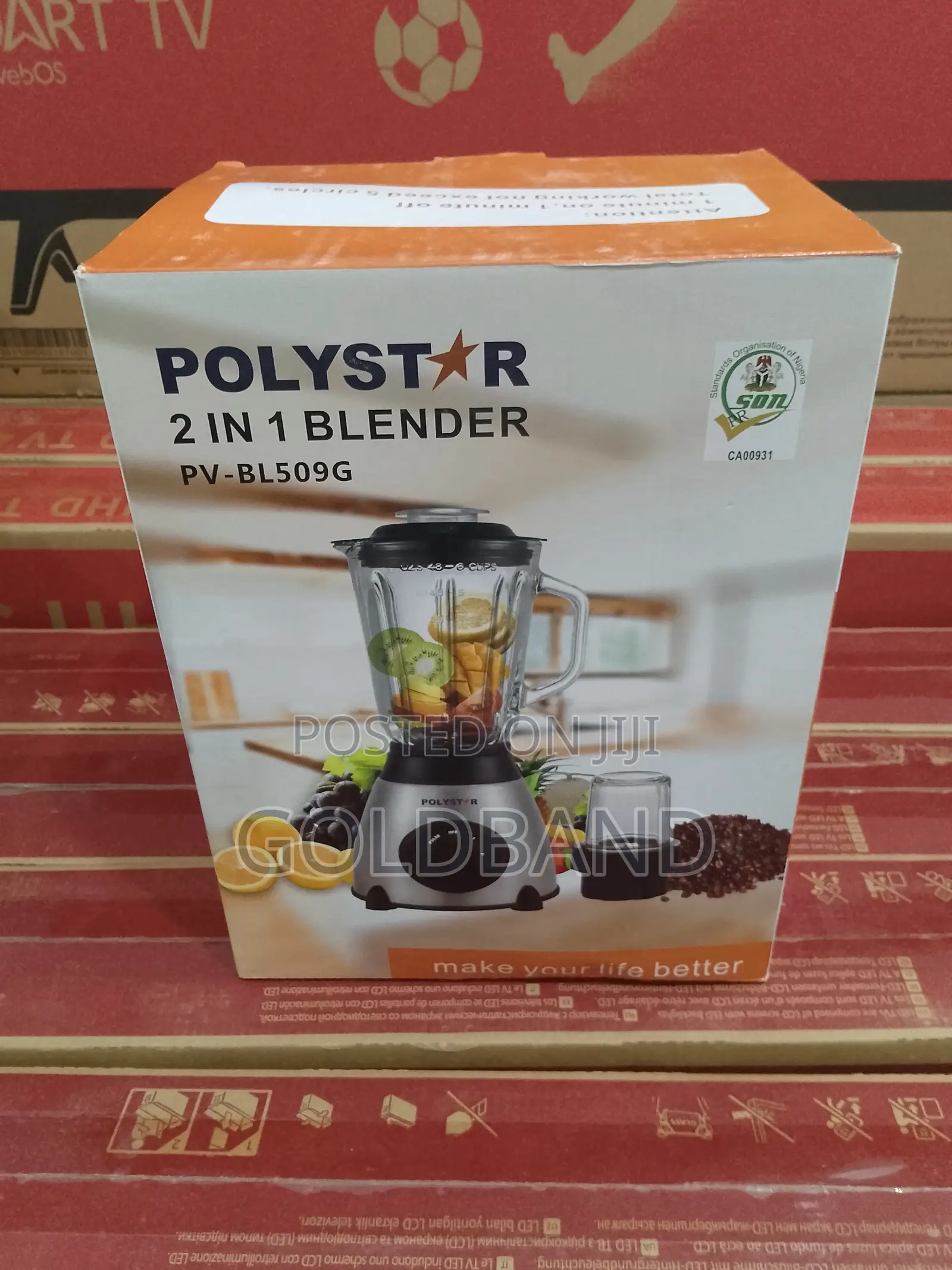 Multifunctional 1.5L 2in1 Pv-Bl509g Polystar Blender