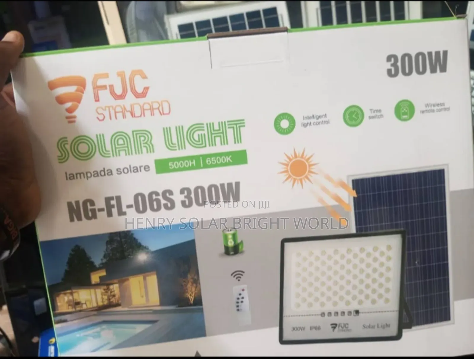 FJC Standard 300w Solar Light