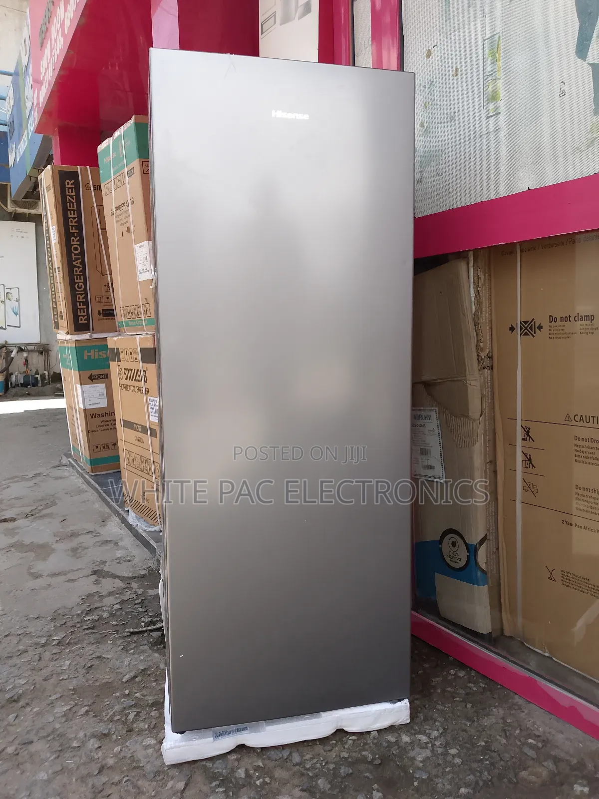 Hisense Upright Freezer 190-litre( 6steps ) Ice Block Maker