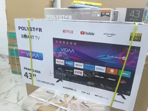 Polystar 43" Smart LED 43inches TV Pv-Jp43dm1100wrx