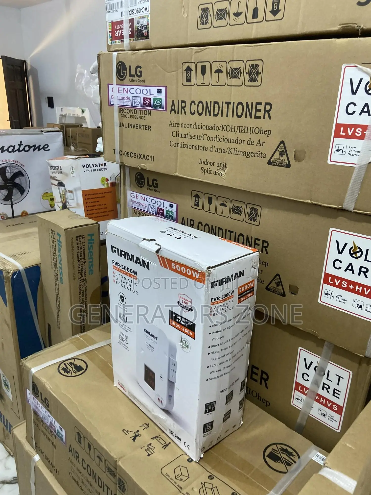 FIRMAN STABILIZER 5000W {Ideal for Managing Multiple Device}