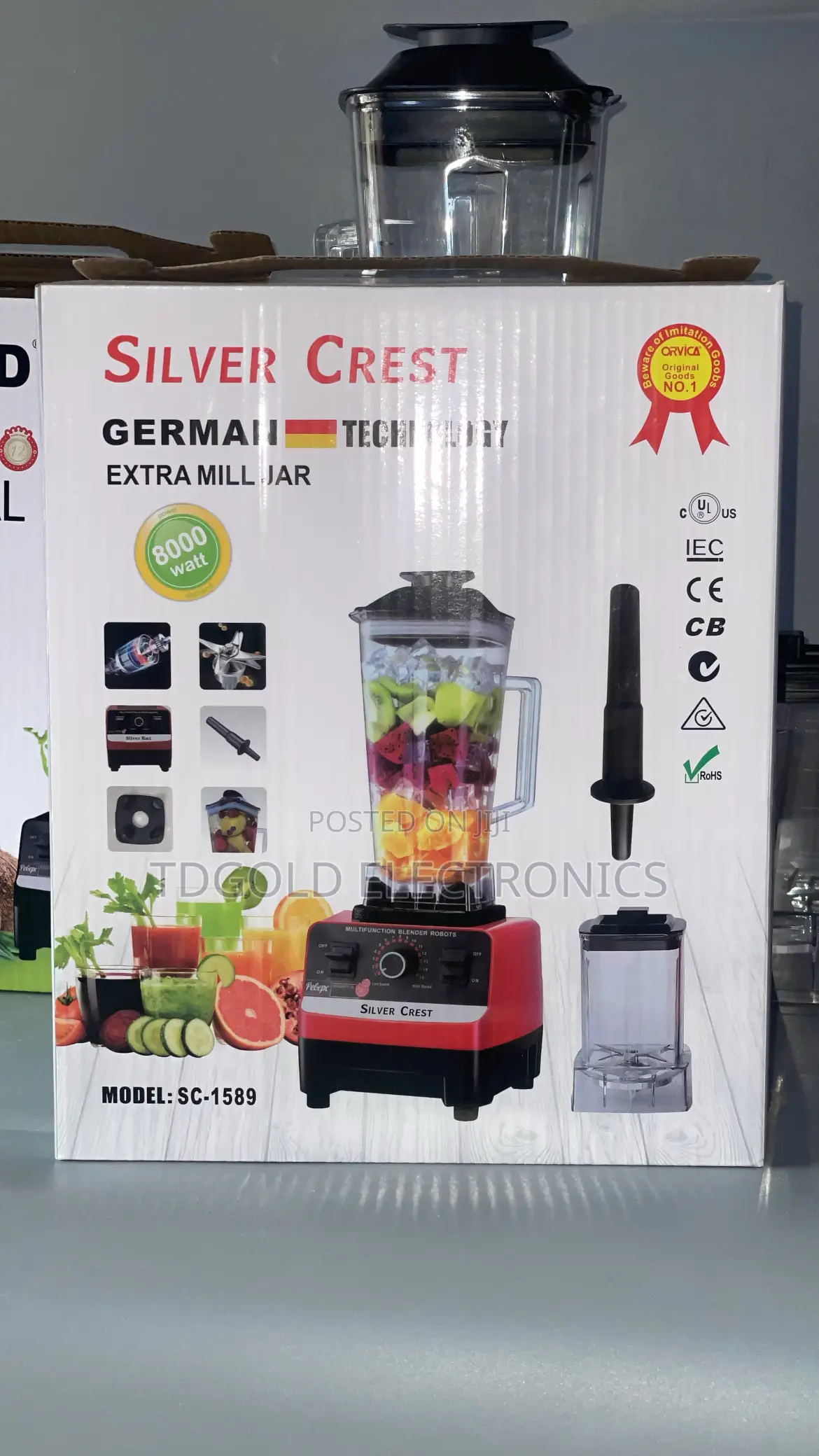 Silver Crest 2liter 2cup Industrial Blender