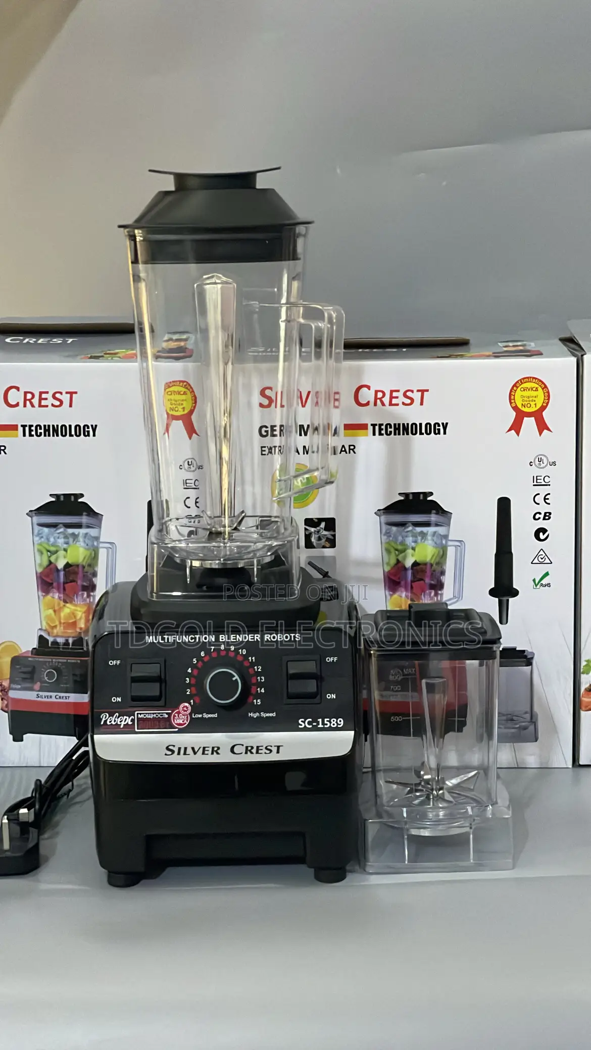 Silver Crest 2liter 2cup Industrial Blender
