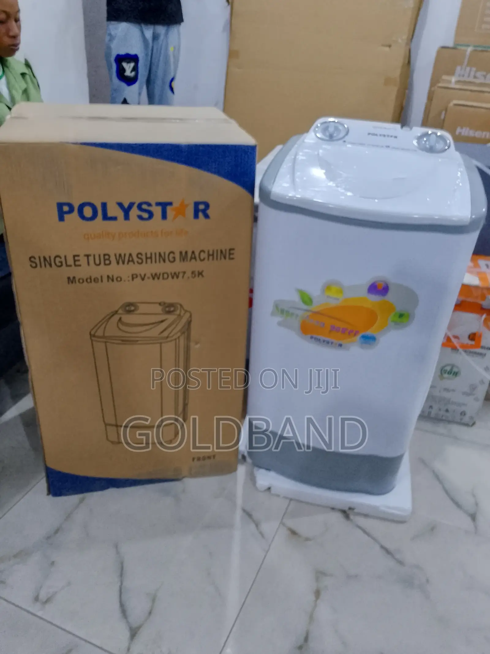 Improved Polystar Single Tub Top Loader Washing Machine