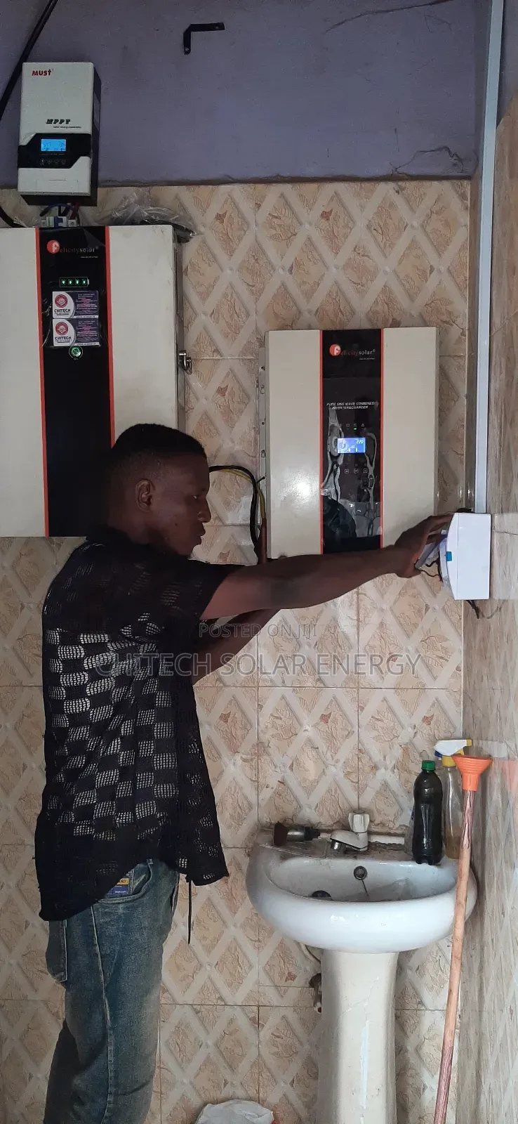 Total Installation for 10kva Solar Energy