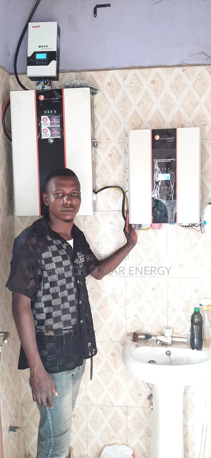 Total Installation for 10kva Solar Energy