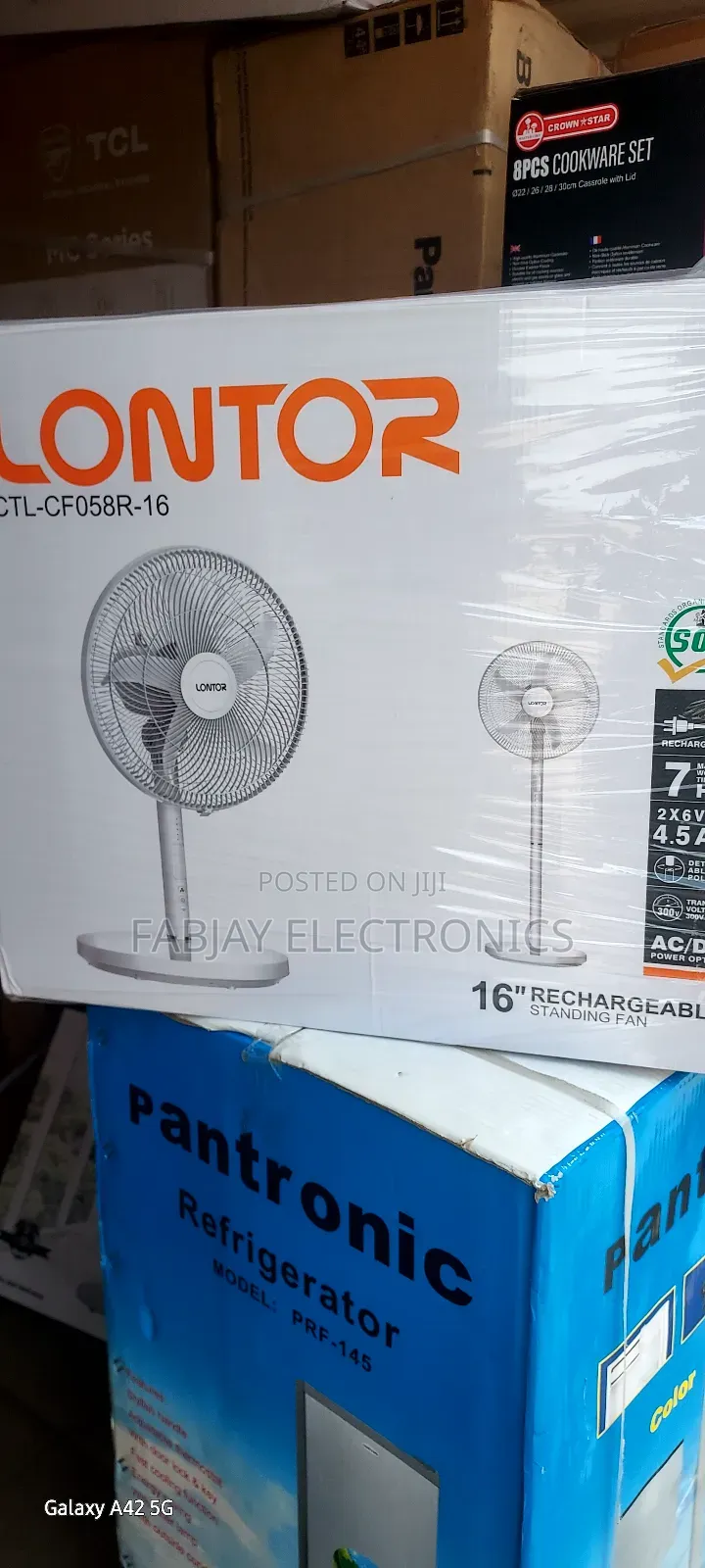 Lontor Rechargeable Fan