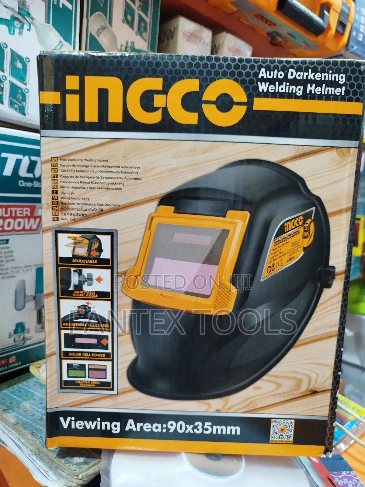 Auto Darkening Welding Helmet.