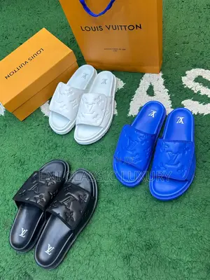 Classic Luxury Men's Slippers Louis Vuitton Available