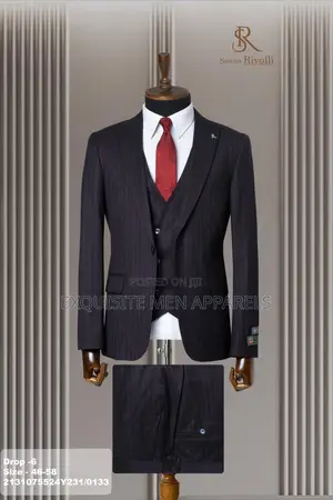 Italian Style Turkish Stripe Suit for Men