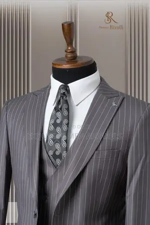 Mature Men Pinstripes Turkish Men’S Suit
