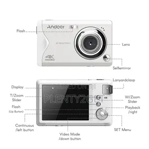 Andoer TFT Portable Digital Camera 48mp Ultra Hd 16x Zoom