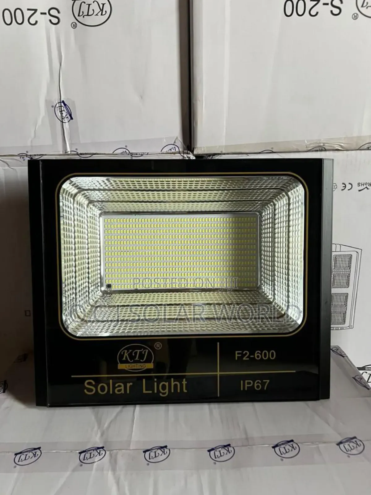 600watts KTJ Solar Floodlight