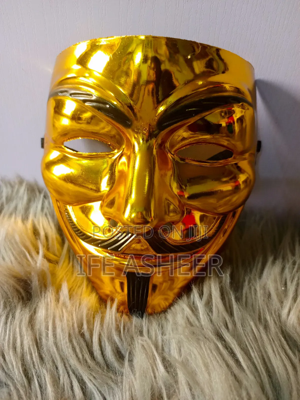 Party Facemask - Gold, Silver