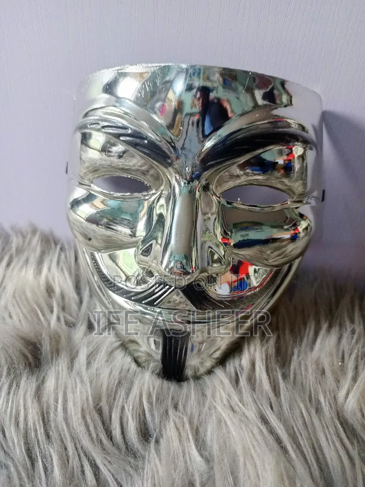 Party Facemask - Gold, Silver