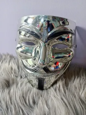 Party Facemask - Gold, Silver