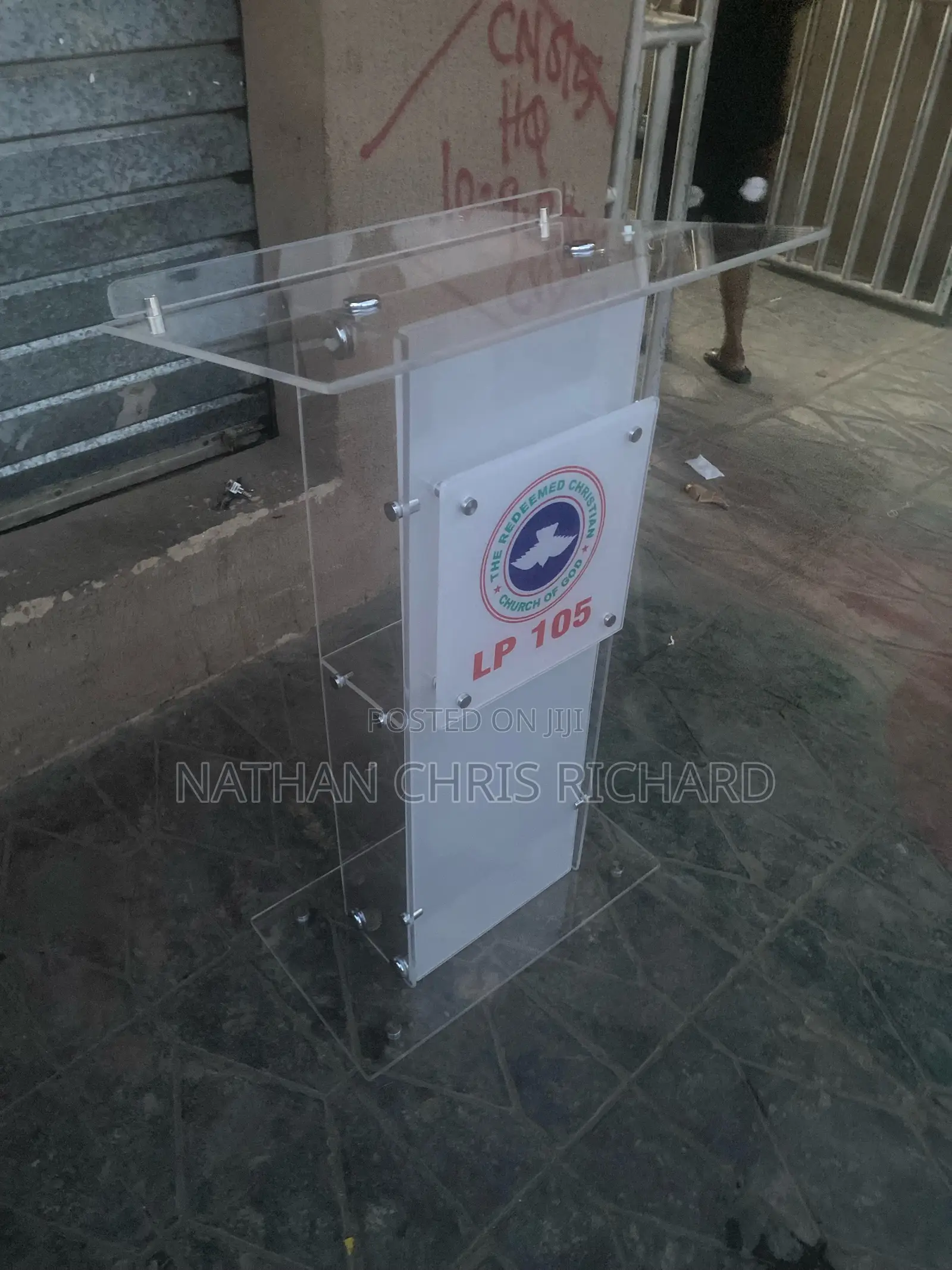Unbreakable Acrylic Pulpit