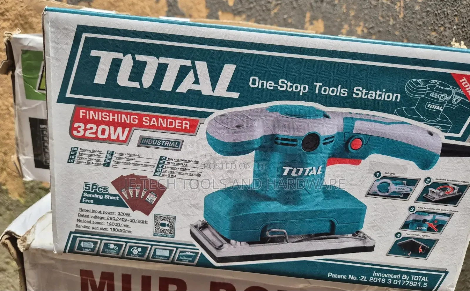 Total Finishing Sander 350w