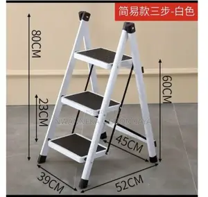 Photo - Ladder Household Herringbone Ladder Three-Step