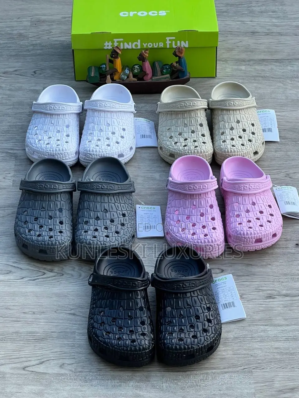 Original Metallic Crocs Skin Clogs Collections