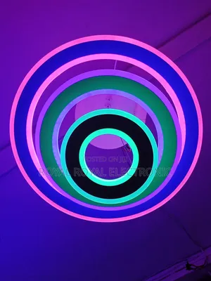 Multicolor New Led Chandelier, Dropping Light.