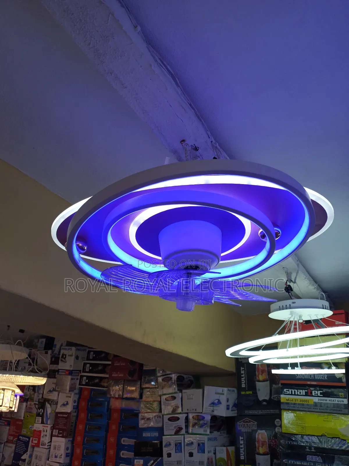 Led VIP Chandelier Fan Light With Remote.