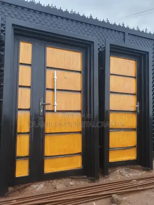 Modern Design Double Plate Iron Doors