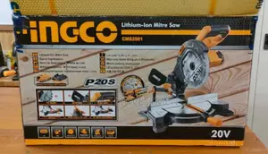 Ingco Cordless Mitre Saw (20V) With 2 Batteries And Charge