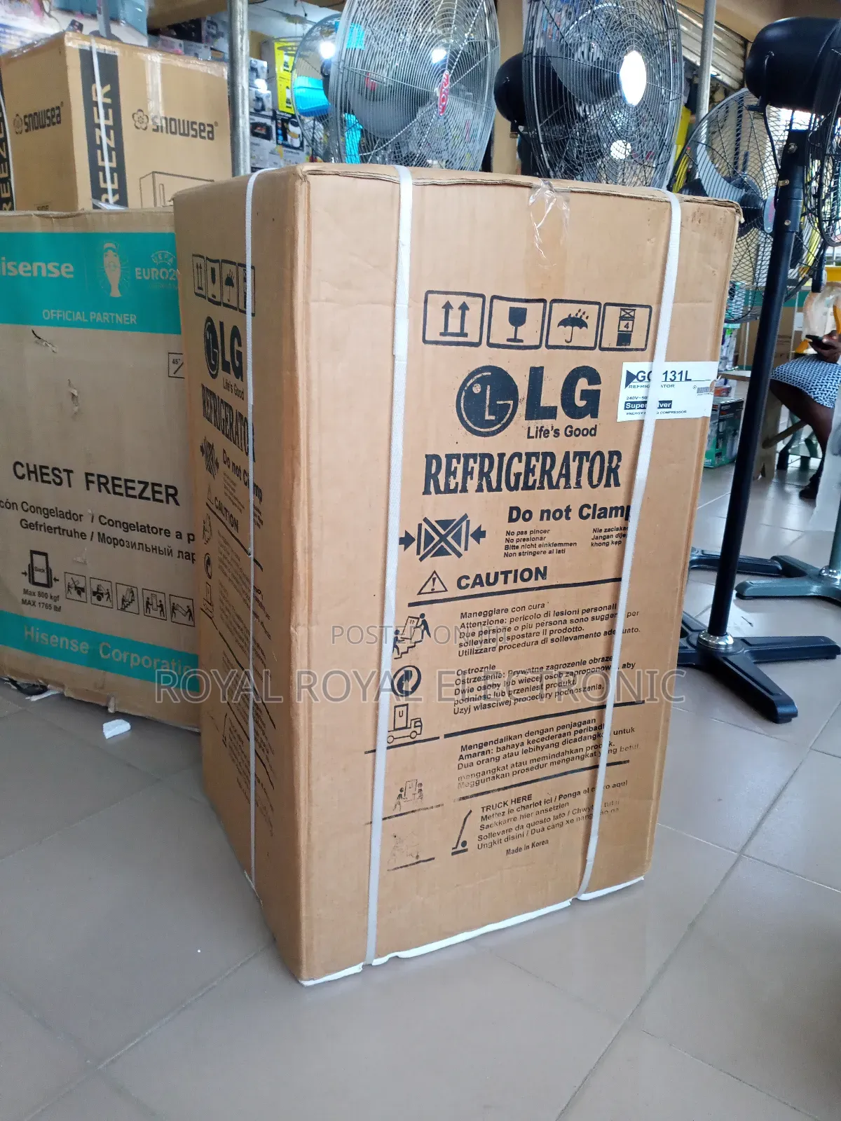 Lg Single Door Refrigerator - Silver