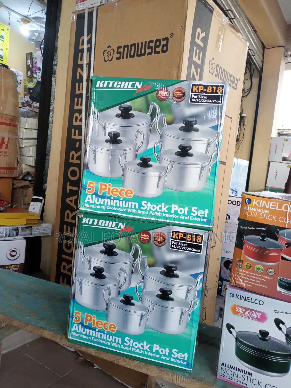 Kitchen Plus 5pc Kitchen Combo Pot Cooking Set
