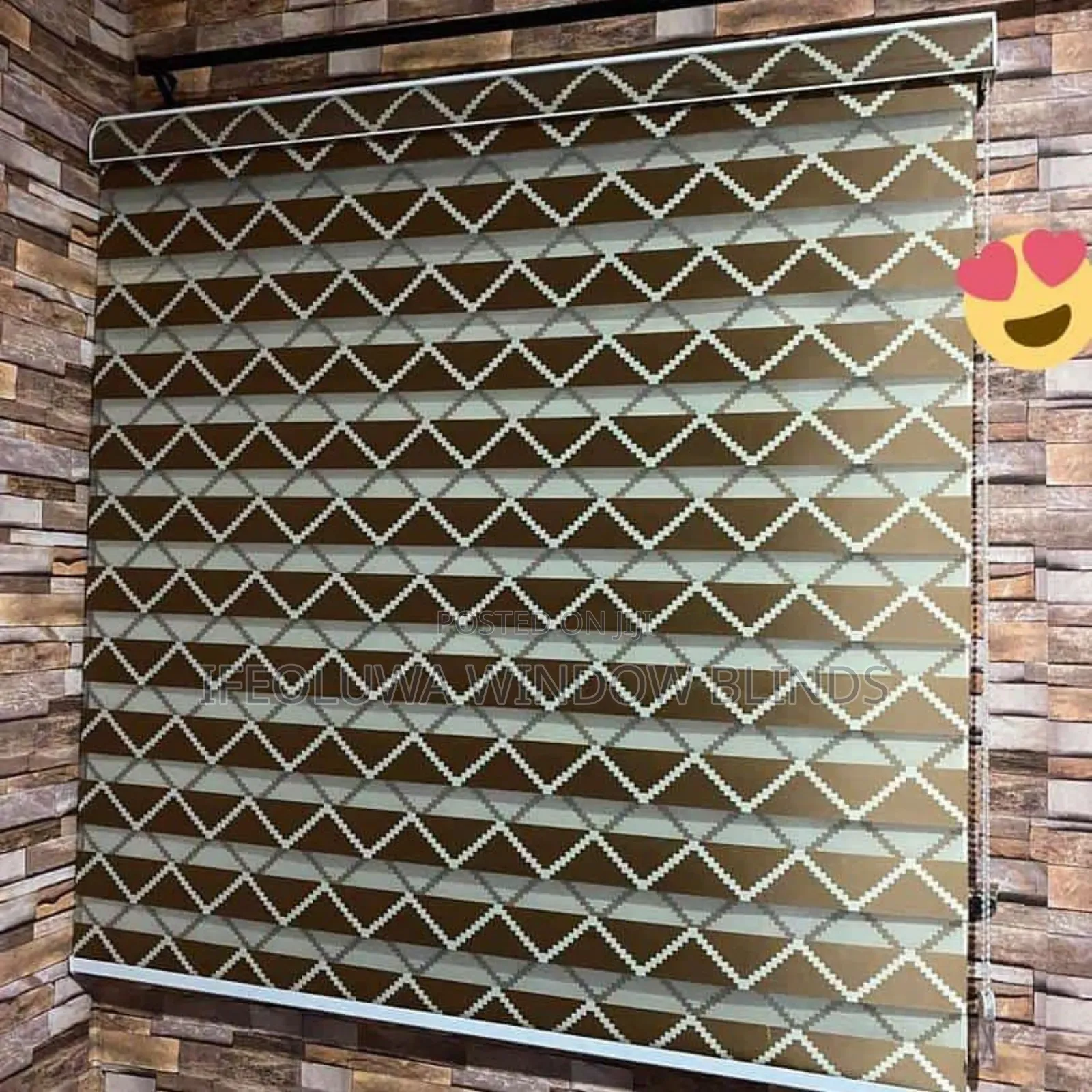 Coffee Brown Window Blinds