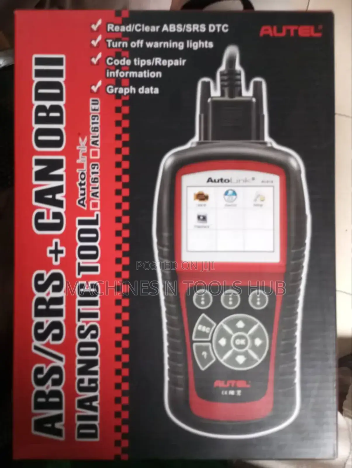 Autel Autolink Al619 Diagnostic Tool Scanner