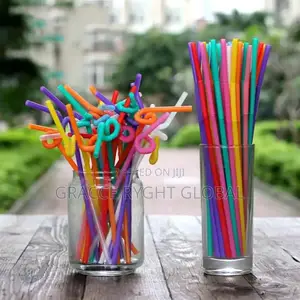 Bendable Coloured Straw