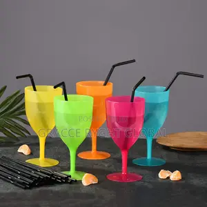 Bendable Black Straw