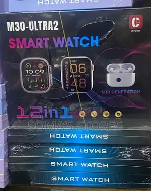 12 In 1 Smart Watch With Earbuds