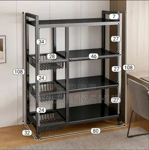 4 Layers Shelf/ Cabinet Rack Fruit Storage