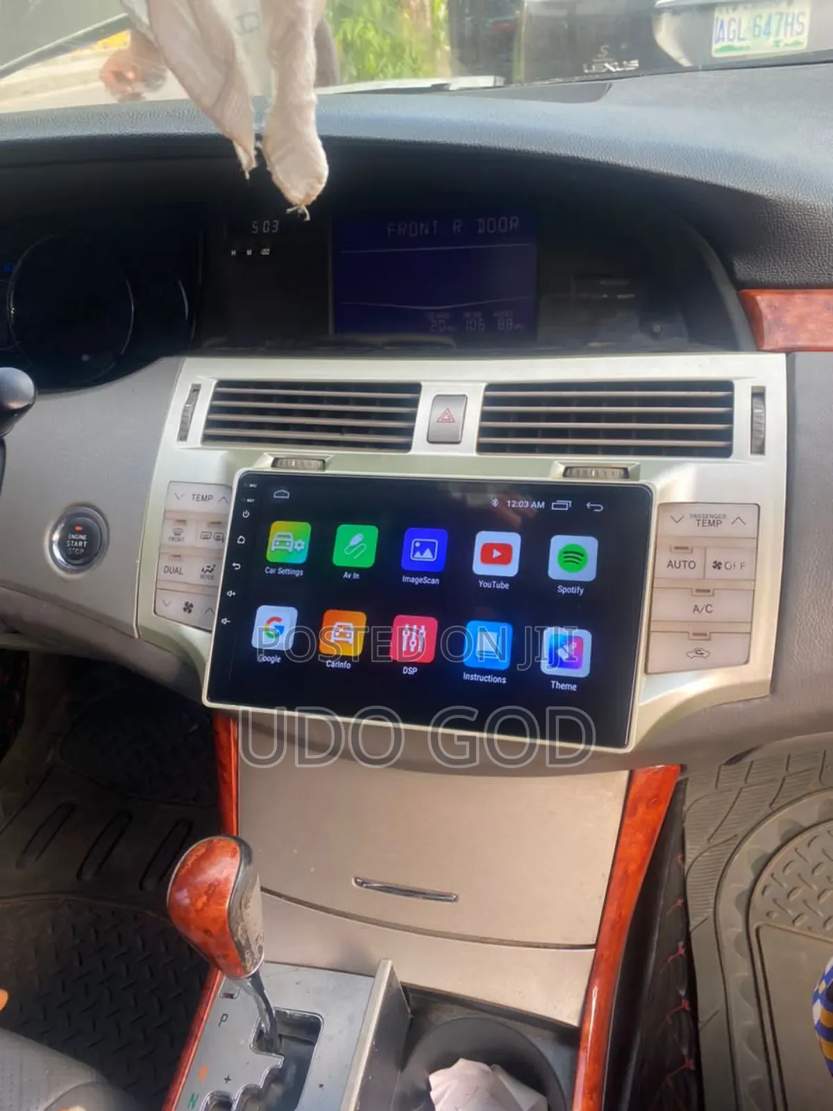 Toyota Avalon 2010 Android Screen