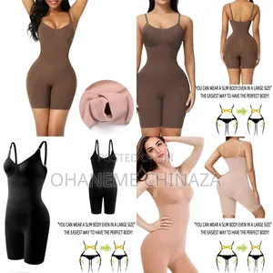 Photo - Latex Girdle Romper and Waist Cincher and Body Shaper .
