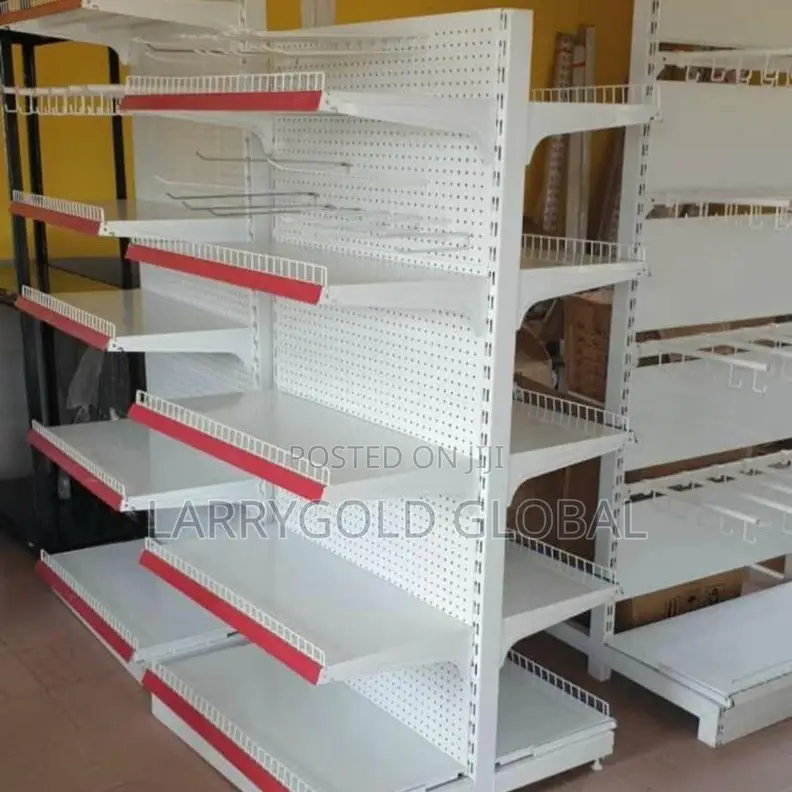 Double Sided Supermarket Shelves
