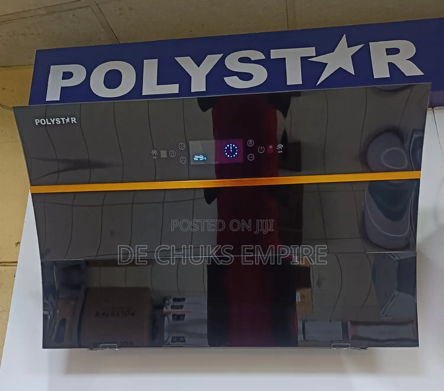 Brand> Polystar 90cm Digital Rangehood With Hand Wave Sensor