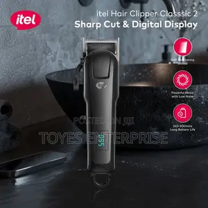 Itel Rechargeable Hair Clipper- 5hours Long Lasting Battery