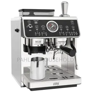 Commercial Espresso Coffee Maker With Integrated Grinder