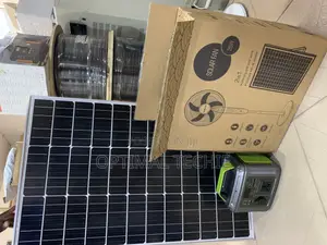 300W Solar Kit + 100W Panel + Solar Fan
