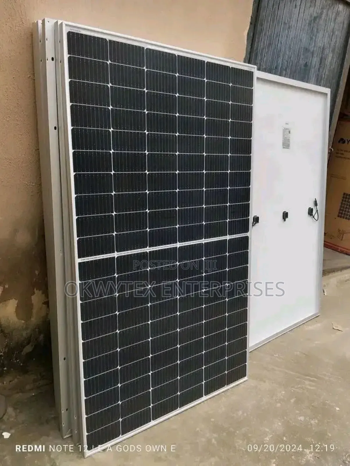 500watts Jinko Mono Crystalline Solar Panel