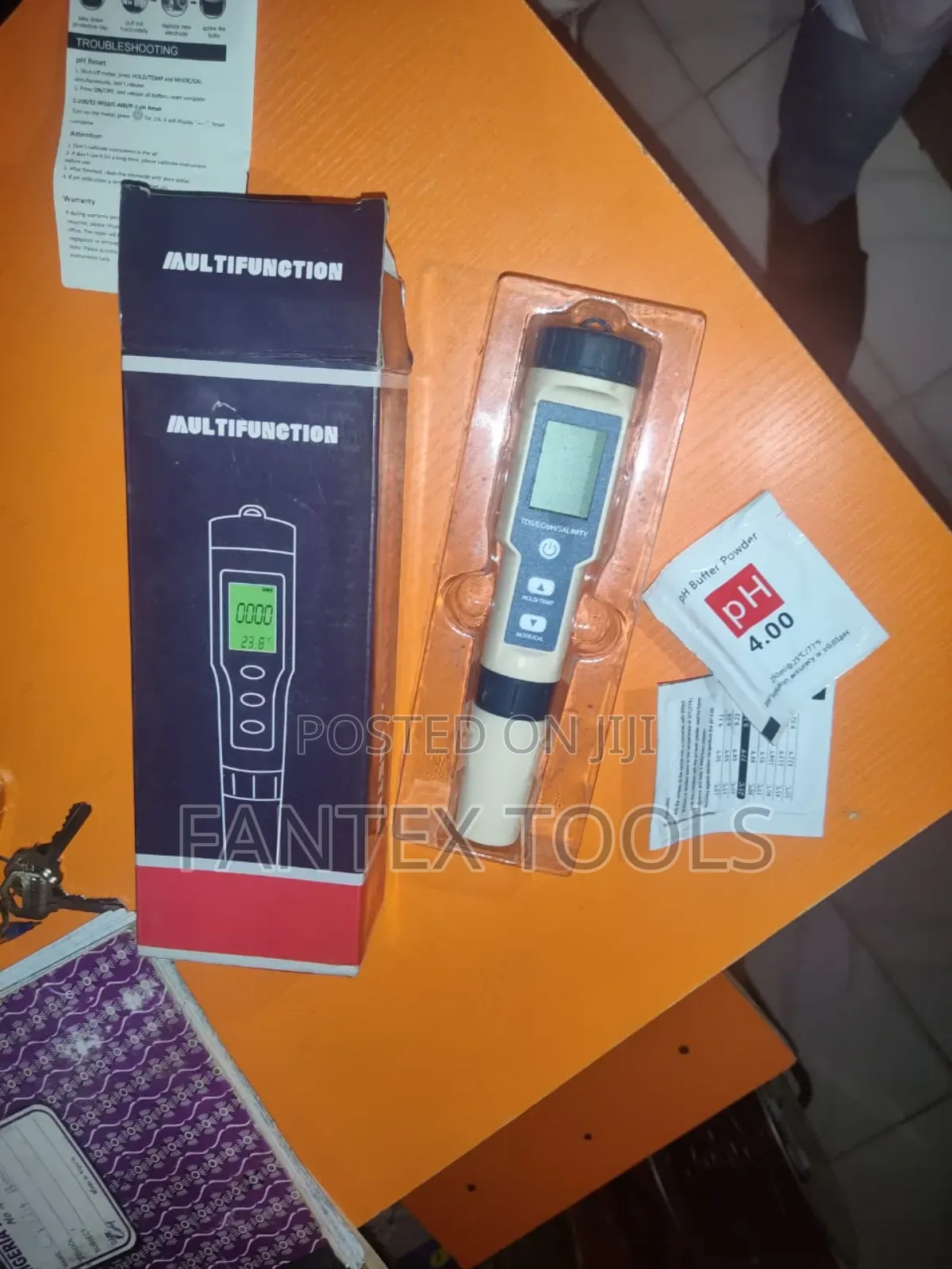 Water PH Meter 4 in 1