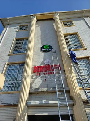 Logo Signage With LED Light