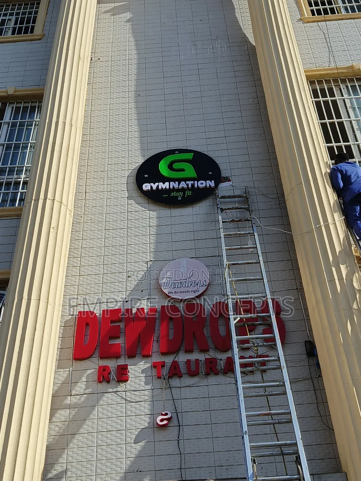 Logo Signage With LED Light