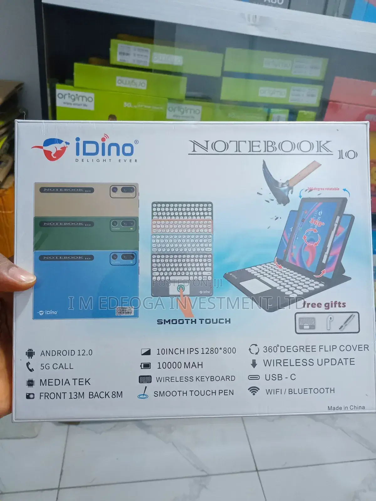 New Idino Notebook 10 512 GB Blue